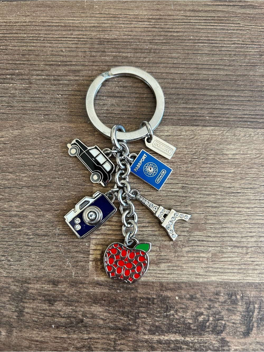 Coach Vintage Travel Multi-Charm Keychain Mix Bag Charm F62733